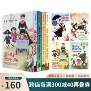 英文原版 Mary Poppins 4冊禮盒裝 隨風(fēng)而來的瑪麗阿姨 經(jīng)典兒童文學(xué)橋梁章節(jié)小說 歡樂滿人間 綠山墻