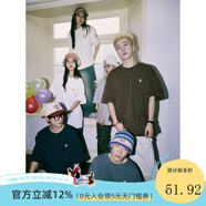 LEMANISMlemanismt恤男短袖美式復(fù)古重磅棉T恤夏季潮牌寬松半袖情侶體恤衫 白花灰 現(xiàn)貨- L