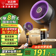 鉆石牌（DIAMOND）電風(fēng)扇空氣循環(huán)扇落地扇家用風(fēng)扇渦輪換氣扇循環(huán)對(duì)流風(fēng)扇落地大風(fēng)量立式節(jié)能輕音電扇 【1級(jí)能效/直流變頻】FX-EC8X6DQRV