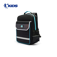 喬丹【商場(chǎng)同款】?jì)和瘯?shū)包學(xué)生休閑運動(dòng)雙肩包大容量T3530107 黑色/藍色