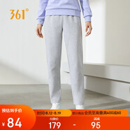 361°運動(dòng)褲女春秋季休閑寬松直筒衛褲跑步訓練針織長(cháng)褲子662434710D
