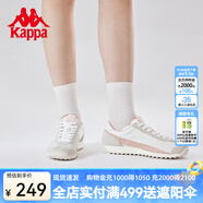 卡帕（Kappa）串標(biāo)復(fù)古跑鞋新款男女經(jīng)典德訓(xùn)鞋運(yùn)動鞋 女-鷺羽白/韓國白-024 35