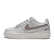 NIKE【滔搏】耐克空軍一號男大童AIR FORCE1復(fù)刻鞋膠底板鞋鉤子小白鞋 HQ1907-100 36.5