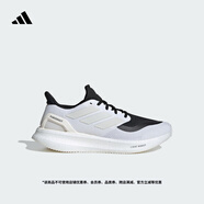 adidas PUREBOOST 5隨心暢跑超輕緩震回彈防滑耐磨跑鞋阿迪達(dá)斯   白/亮白/黑色   42
