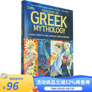 英文原版 國家地理National Geographic Treasury of Greek Mythology 希臘神話(huà)故事 精裝大開(kāi)本 國家地理全彩插畫(huà)神話(huà)系列