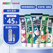 兩面針（LMZ）青蒿植物護齦牙膏 清新口氣 健白抗敏 5支600g 國貨老牌 家庭裝