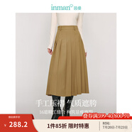 茵曼（INMAN）毛衣女蝴蝶結(jié)針織開衫2025春季節(jié)女裝新款荷葉袖氣質(zhì)外套 卡其色-半身裙 18438095 常規(guī) XL