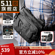 5.11（TACTICAL SERIES ）戶外戰(zhàn)術(shù)防潑水單肩包lv6戶外休閑斜挎包511多功能腰包56702 LV6-3L容量/黑色