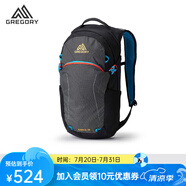 GREGORY格里高利 NANO蜂鳥 男女旅行戶外徒步背包登山包通勤雙肩背包18L 18L- 黑色
