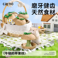 carno卡諾蘋(píng)果核倉鼠磨牙零食金絲熊花枝鼠豚鼠糧食互動(dòng)造景用品