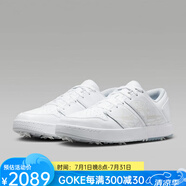 耐克（NIKE）男鞋女運(yùn)動(dòng)鞋Jordan高爾夫球鞋透氣耐磨防滑休閑鞋板鞋25年夏新款 White 白色 35.5 碼=US M3.5/W5