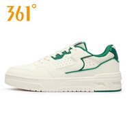 361°女鞋運動(dòng)鞋2025秋季新款鞋子361橡膠防滑戶(hù)外滑板鞋板鞋582336612 羽毛白/孔雀石 37