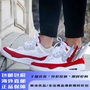 耐克男鞋春款A(yù)ir Jordan 3 Retro AJ3潮鞋阿凡達(dá)籃球鞋 CJ0939-100白紅手稿/四色換勾 42.5
