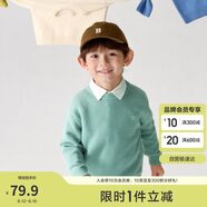 巴拉巴拉童裝2024兒童毛衣中大童女童寶寶套頭男童百搭打底潮208424103217