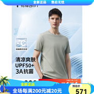 拇指白小T【買1 送1】涼感 [冰柔棉]翠綠男款 S 均碼