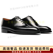 Hang TenGF皮鞋男意大利商務(wù)正裝真皮鞋英倫牛津男鞋 黑色 35