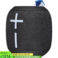 羅技（Logitech） UE WONDERBOOM 3 便攜式藍牙音箱戶外音響IP67防水22新款 黑色Active Black