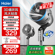 海爾空氣循環(huán)扇落地扇輕音2025年新款臥室客廳臺(tái)立式兩用底噪遙控語音互聯(lián)大風(fēng)力抗菌葉片循環(huán)扇2365A 遙控+語音（帶香薰 驅(qū)蚊盒）HFX-Y2365AP