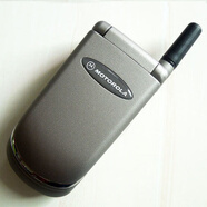 摩托羅拉（Motorola）/摩托羅拉V998+翻蓋手機經典懷舊古董備用機老人機送卡套 銀灰色 16MB_套餐一_中國大陸