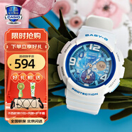 卡西歐（CASIO）手表女G-SHOCK和BABY-G系列運(yùn)動(dòng)石英表送女生禮物學(xué)生送人 BGA-190GL-7B海洋藍(lán)