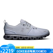 昂跑（On）男鞋跑步鞋Cloud 6 WP防水春夏透氣日常時(shí)尚戶外輕便休閑運(yùn)動(dòng)鞋 Alloy | Wolf灰色 43 碼/US9.5
