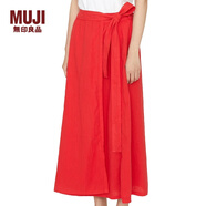 無印良品 MUJI IDEE 女式 裹裙 半身裙 紅色 均碼