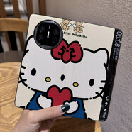 結(jié)盟者可愛HelloKitty適用華為matex6/X5/X3手機(jī)殼新款翻蓋皮套磁吸全包 凱蒂貓全包翻蓋皮套 華為MateX6