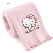 凱蒂貓（hellokitty）女童打底褲春秋女寶寶嗨嘍kt長(zhǎng)褲外穿洋氣兒童裝Kitty褲子 粉色 100 cm