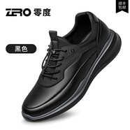 零度ZRO旗艦運(yùn)動休閑男鞋2025新款夏季輕便透氣男士耐磨跑鞋 黑色 44