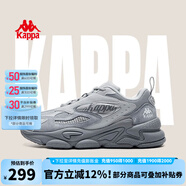 KAPPA卡帕男鞋老爹鞋夏季薄款運(yùn)動(dòng)鞋子男百搭輕便透氣休閑跑步鞋潮鞋男 C15D礦物灰 36