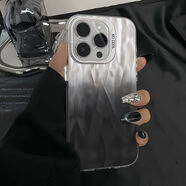 糖淼淼黑白皺畫(huà)適用iQOONeo10/9小眾iQOO13/12/Z9TURBO/Z8X手機殼 彩銀IMD-透銀-HC2038黑白皺畫(huà) 暢享F27