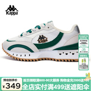 卡帕（Kappa）背靠背復古跑鞋2024新款情侶款潮流跑鞋厚底休閑運動鞋K0EX5MM20