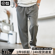 馬登工裝美式卡其垂感休閑褲老錢(qián)風(fēng)抗皺免燙西褲薄款直筒長(zhǎng)褲子男夏季 鉛灰色 /淺灰色/微錐/彈性/小褲腳 S