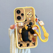 鉅臣適用于紅米note12 turbo手機(jī)殼日韓可愛女redmi note12 turbo保護(hù)套ins風(fēng)卡通搞怪23049RAD8C立體 立體公仔雞蛋臘腸狗+手繩 紅米 Note 12 Turbo