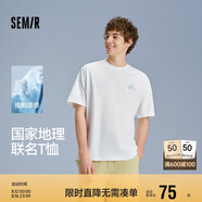 森馬（Semir）涼感T|地理系列短袖T恤男2025夏季時尚內(nèi)搭抗菌109325100123