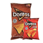 多力多滋（Doritos）玉米片57g奶酪芝士脆即食休閑膨化薯片年貨零食 【中國臺灣】燒烤味175gx57g芝士味