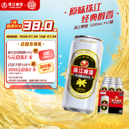 珠江啤酒（PEARL RIVER）12度 經(jīng)典老珠江啤酒500ml*12聽 整箱裝