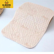 G.DUCKKIDS新生兒隔尿墊防水可洗透氣嬰兒尿墊純棉彩棉寶寶防漏尿小號布尿墊 小猴子 35*45cm十條裝