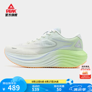 匹克【吳磊同款】態(tài)極舒跑4.0PRO跑鞋夏季新款厚底緩震慢跑透氣運動鞋 白/綠/紫-女款 37