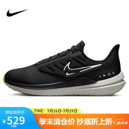 耐克NIKE跑步鞋男氣墊防水WINFLO SHIELD 9運動鞋DM1106-001黑43
