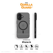 猩球衛(wèi)士保護(hù)殼適用Apple/蘋果iPhone16磁吸手機(jī)殼高級感全包軟邊防摔硅膠套磨砂透明膚感簡約商務(wù)外殼黑