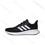阿迪達斯 （adidas）Runfalcon 網(wǎng)面透氣 緩震耐磨 防滑舒適 跑步鞋 F36199黑色_白色 44