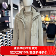 牧高笛女裝三合一沖鋒衣女秋冬新款休閑外套防水防風(fēng)抓絨內膽兩件套 ZW24318004燕麥卡其（新款） L/170