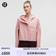 lululemon丨Rain Chaser女士運動(dòng)夾克 LW4CANS 朦朧粉 XL /12