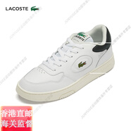 LACOSTE 法國鱷魚男鞋時尚潮流休閑運動鞋小白鞋板鞋|46SMA0045官方旗艦正品 1R5白色/深綠 41 7.5