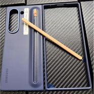 遼宸適用于三星GalaxyZFold6纖巧SPen原裝手機(jī)殼(附spen)手寫筆折疊殼 【深藍(lán)】(附帶橙色SPen筆)無(wú)原包 三星Galaxy Z Fold 6