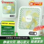 賽億（Shinee）風(fēng)扇 賽億風(fēng)寶蓄電款電風(fēng)扇小風(fēng)扇/小臺(tái)扇/迷你USB手持便攜風(fēng)扇學(xué)生宿舍辦公室桌面風(fēng)扇6000毫安FB 【4000毫安】六檔風(fēng)六小時(shí)定時(shí)
