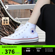 匡威（Converse）官方All Star經(jīng)典帆布男女高幫休閑運(yùn)動(dòng)小白鞋101009 101009/白色 40