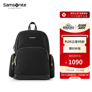 新秀麗（Samsonite）通勤休閑女士雙肩包14英寸電腦包書包背包TW2黑色大號(hào) 畢業(yè)旅行