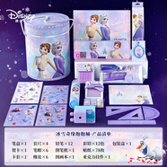 迪士尼（Disney）兒童學(xué)習(xí)套裝禮盒開學(xué)大禮包女生高顏值生日禮物男孩兒童小學(xué)生初中一年級學(xué)習(xí)用品六一禮物伴手禮 艾莎款/1-3年級